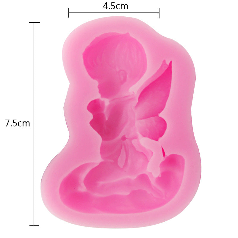 Chocolate Angel Wings Cake Chocolate Silicone Candle Mold