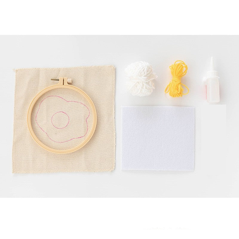 Handmade Diy Embroidery Coaster Material Bag