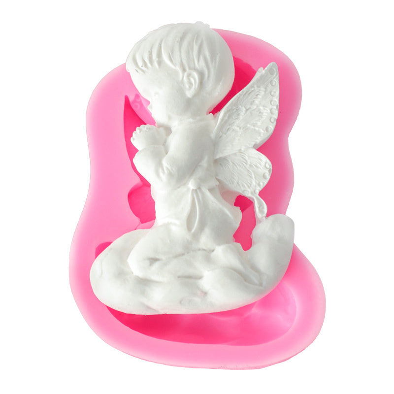 Chocolate Angel Wings Cake Chocolate Silicone Candle Mold