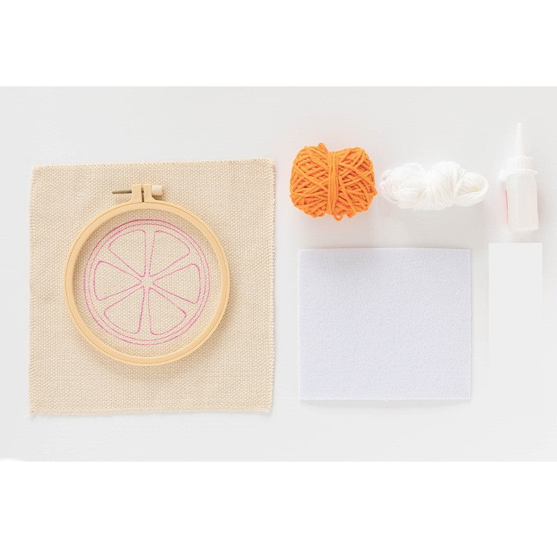 Handmade Diy Embroidery Coaster Material Bag