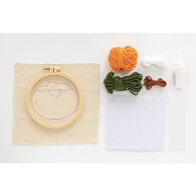 Handmade Diy Embroidery Coaster Material Bag